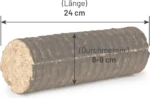 HEIZFUXX Nestro Hartholz M Holzbriketts 972 kg (81 x 12 kg) – Bild 3