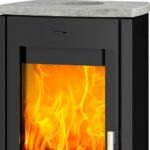 Fireplace Tuvalu Speckstein – Kaminofen mit 6,5 kW und eleganter Speckstein-Abdeckung – Bild 3