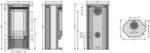 Justus Usedom 5D Speckstein – Kaminofen mit 5 kW und Specksteinverkleidung – Bild 4