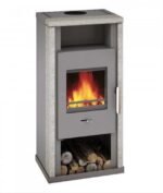 Wamsler Yuna Kaminofen 6 kW Stahl Naturstein – Bild 2